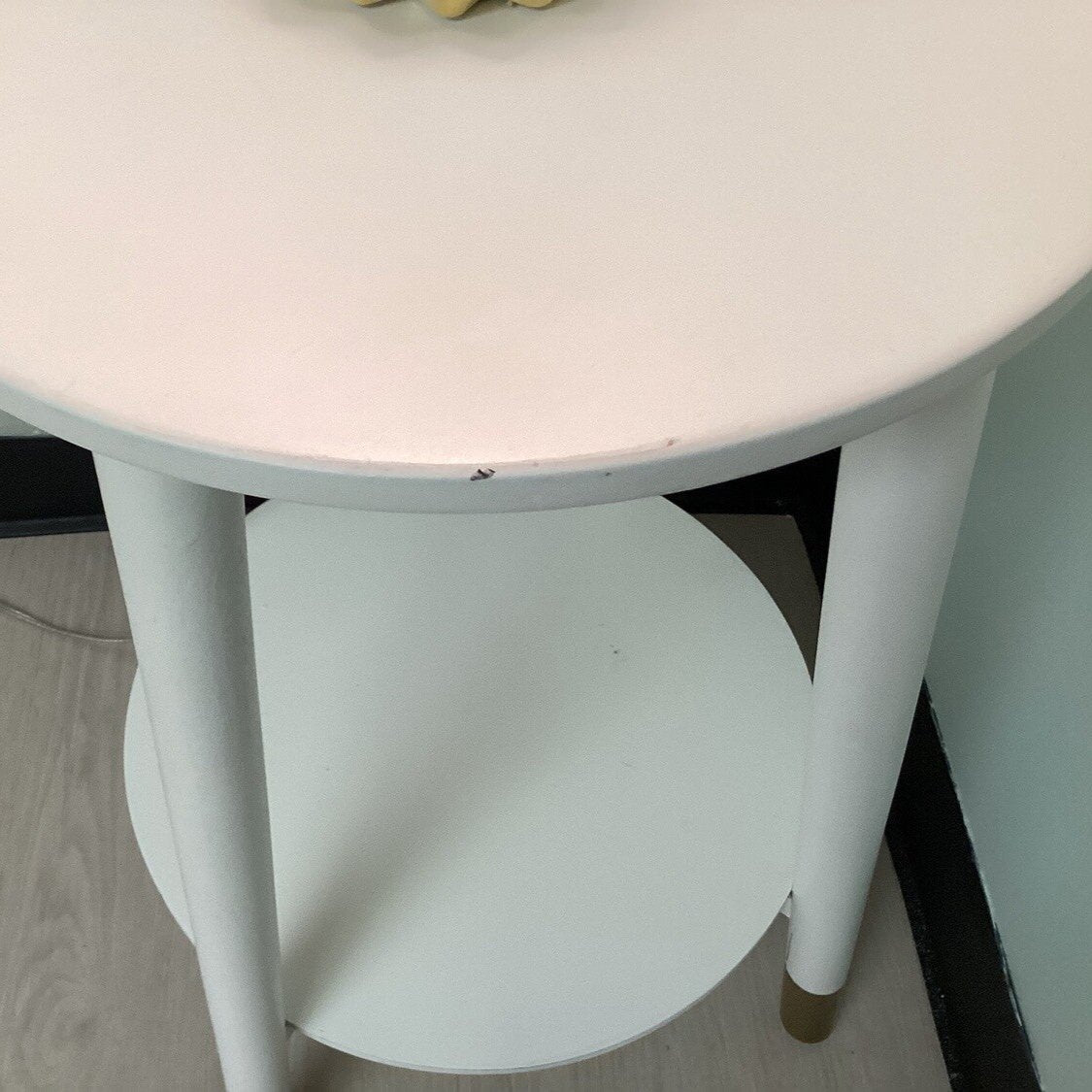 pedestal side tables