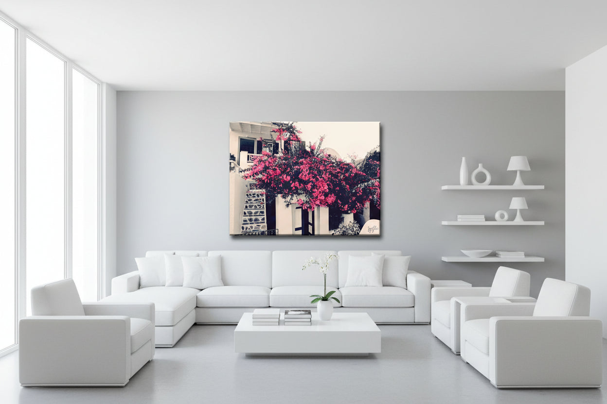 Captivating Pink Canvas Art