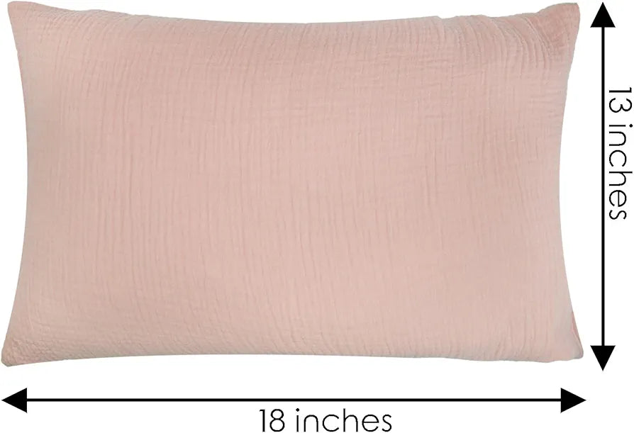 Plush Pink Decor Pillows-SET OF 2