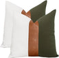 Modern Earth Tone pillows Set of Two - Inserts Included