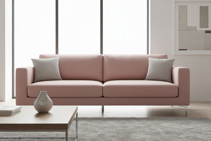 Light Gray Suede Pillow Set of 2 *OPEN BOX