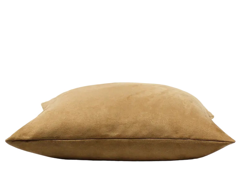 Plush Gold Velvet Throw Pillow *OPEN BOX