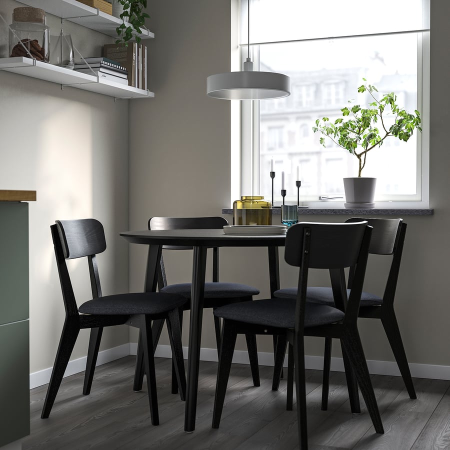 Black 42" Wood Table *OPEN BOX