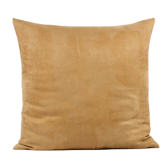 Plush Gold Velvet Throw Pillow *OPEN BOX