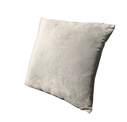 Light Gray Suede Pillow Set of 2 *OPEN BOX