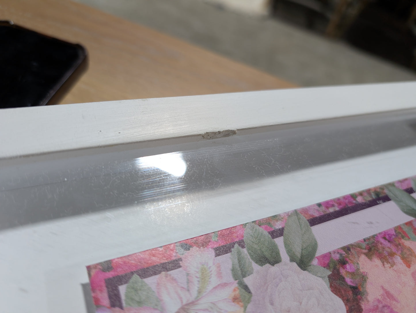 PINK CUBE FLORAL SET OF 3-OPEN BOX