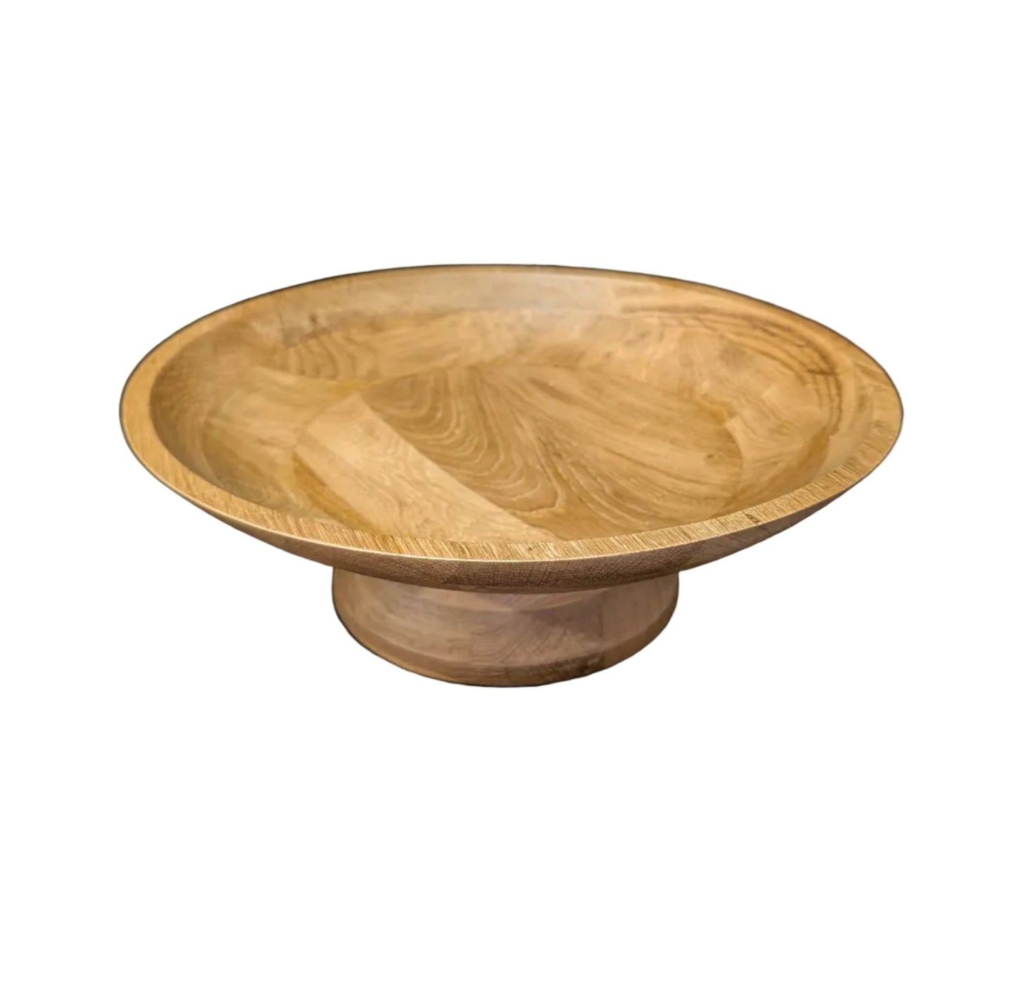 Wooden Pedestal Bowl