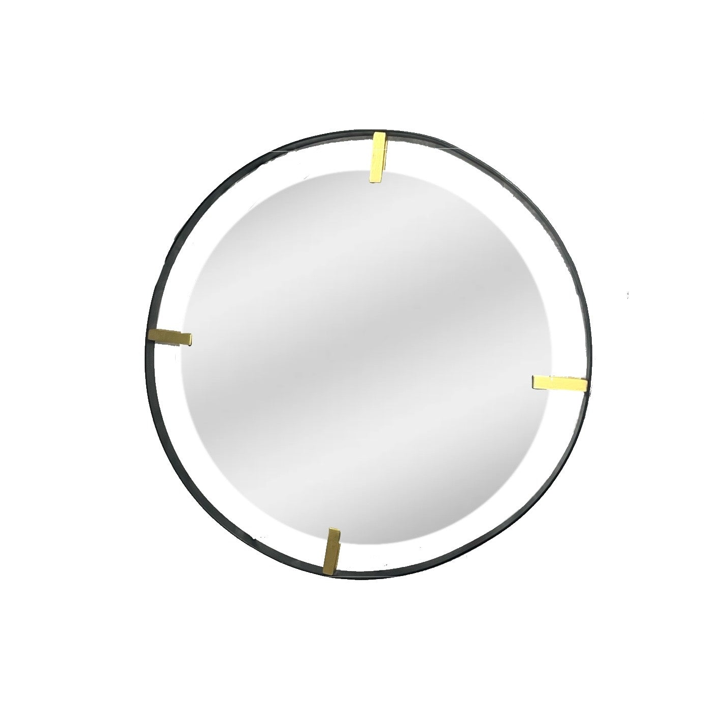 Round metal framed mirror *OPEN BOX*