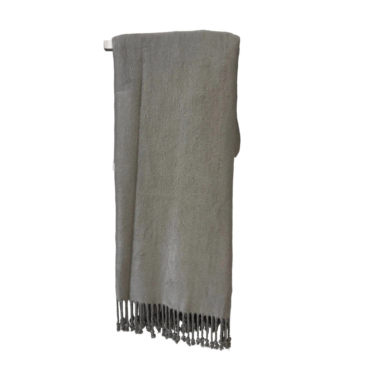 Sage Bamboo Tassel Throw