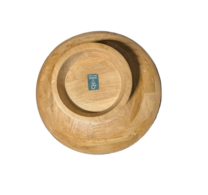 Wooden Pedestal Bowl