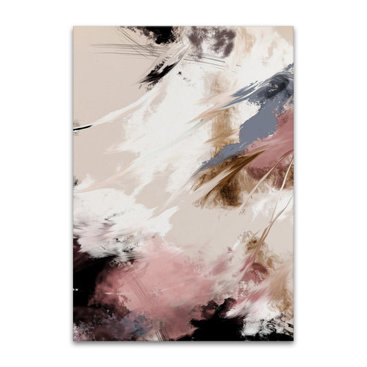 Med Splash Clouds- 36"H x 24" W