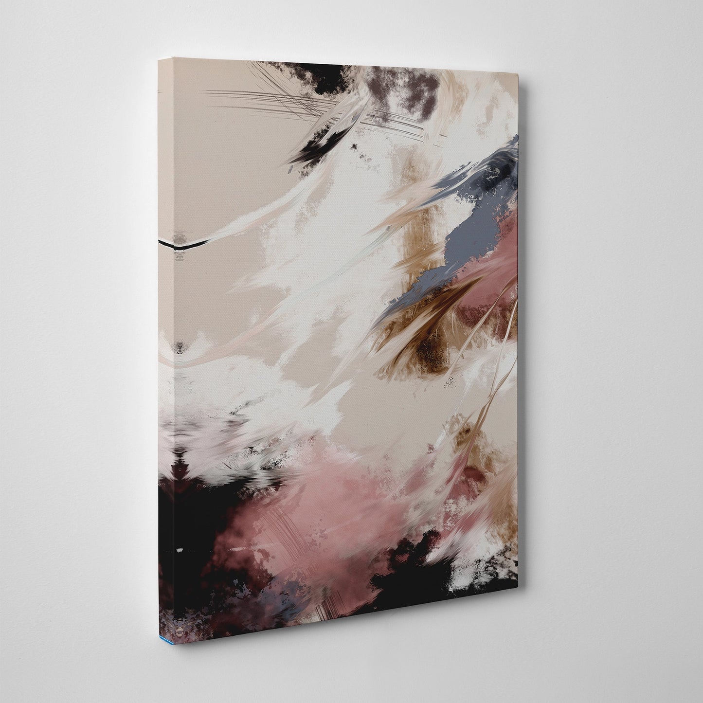 Med Splash Clouds- 36"H x 24"W
