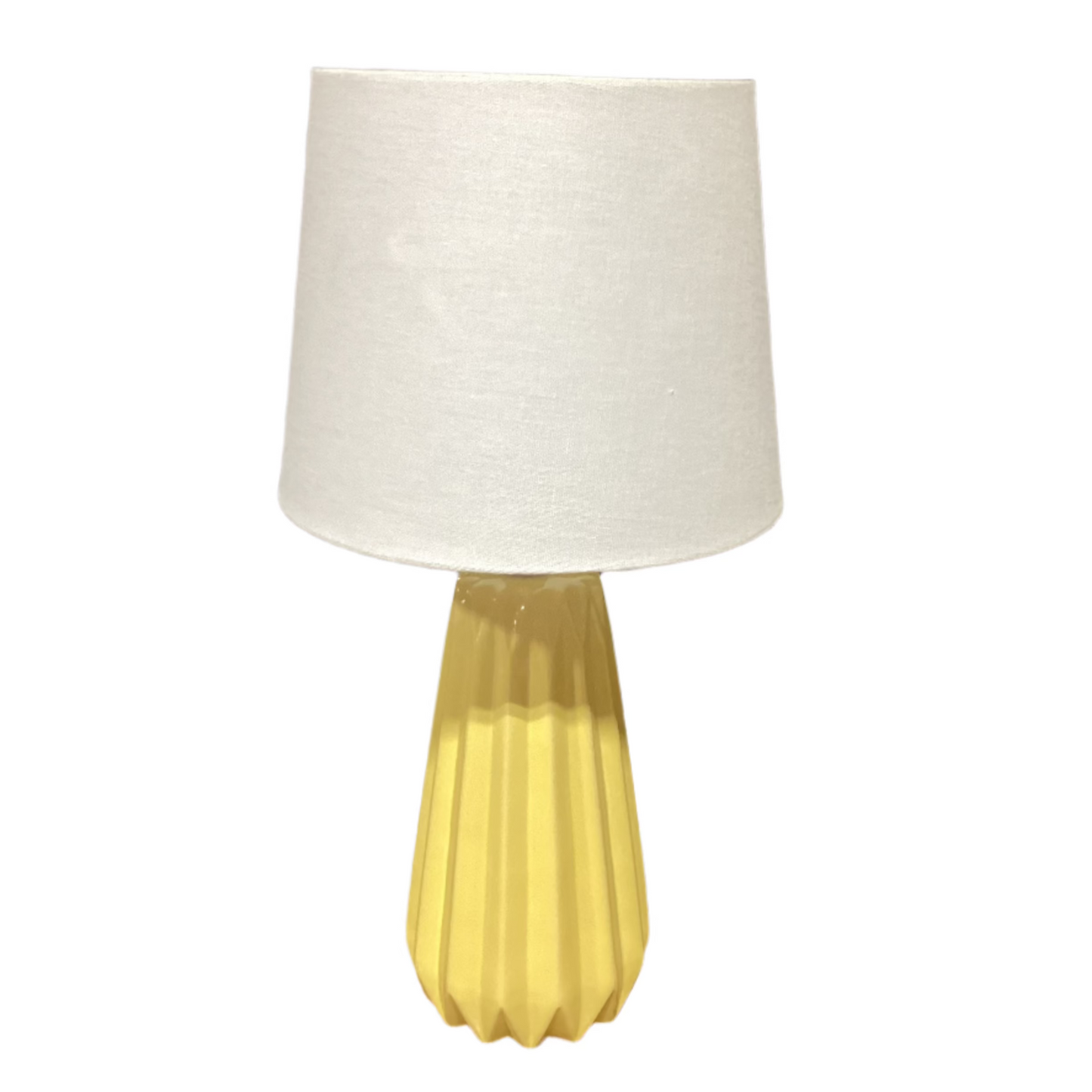 sleek yellow lamp