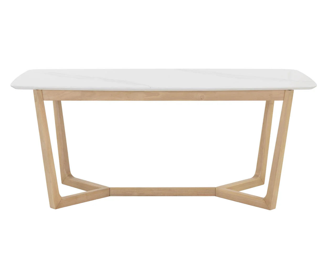 Modern Marble Dining Table - 70.5"
