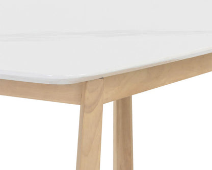 Modern Marble Dining Table - 70.5"